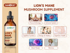 Organic Lion's Mane Focus Liquid Drops - 4 Fl oz