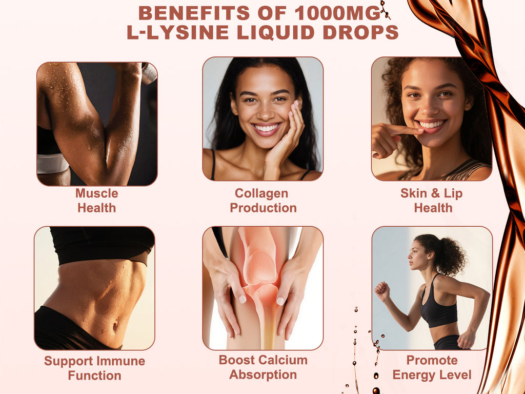 Liposomal L-Lysine 1000mg Liquid Drops-4 fl oz