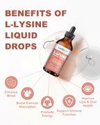 Liquid 500 mg L-Lysine Supplement 4 FL Oz