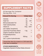 Liquid 500 mg L-Lysine Supplement 4 FL Oz