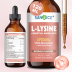 Liquid 500 mg L-Lysine Supplement 4 FL Oz