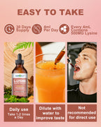 Liquid 500 mg L-Lysine Supplement 4 FL Oz